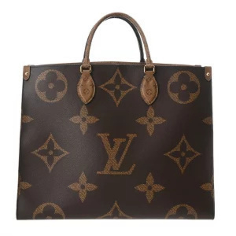 Louis Vuitton Monogram Giant OnTheGo Tote Bag Canvas Brown